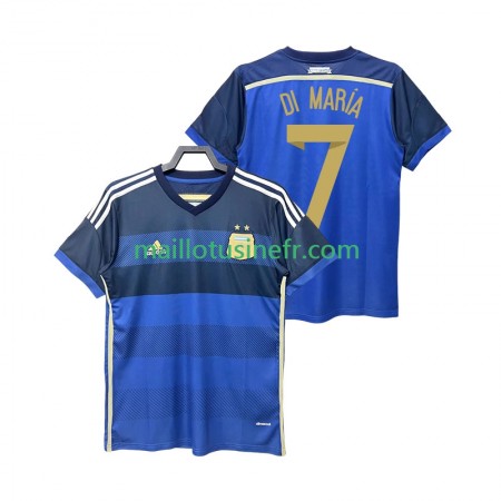 Maillot de Foot Argentine DI MARIA 7 2014 Extérieur Retro